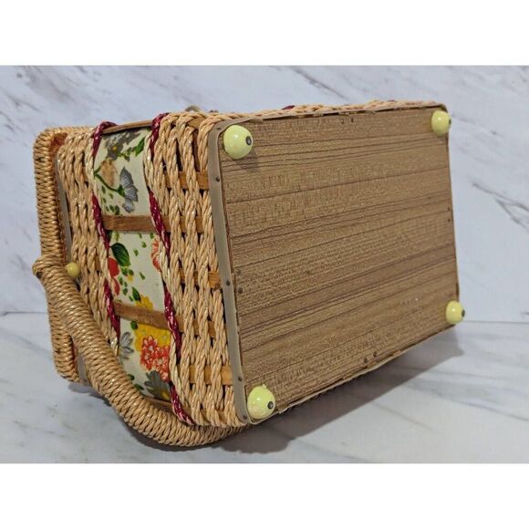 Vintage 60's Sewing Basket Booklet Denim Patches & 1lb. Vintage Buttons - Picture 5 of 12